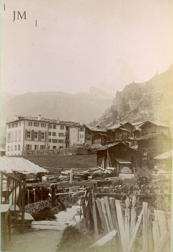 Gabriel Loppé - Zermatt old town | MasterArt
